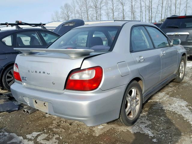 JF1GD29632G530680 - 2002 SUBARU IMPREZA WR SILVER photo 4