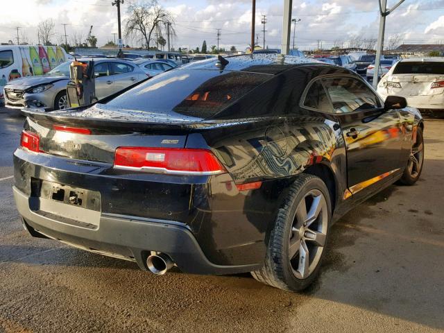 2G1FK1EJ0E9128921 - 2014 CHEVROLET CAMARO 2SS BLACK photo 4