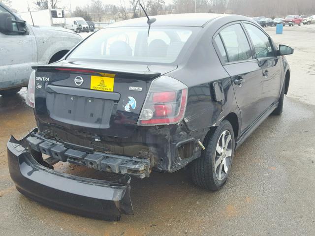 3N1AB6APXCL776269 - 2012 NISSAN SENTRA 2.0 BLACK photo 4