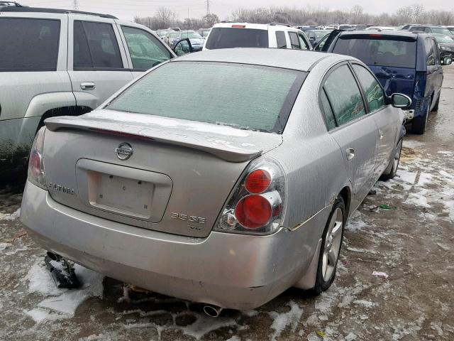 1N4BL11D25C297887 - 2005 NISSAN ALTIMA SE GRAY photo 4