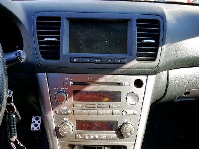 4S3BL676X66207272 - 2006 SUBARU LEGACY GT SILVER photo 9