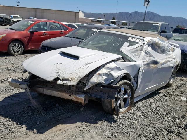 1FAFP45X42F161072 - 2002 FORD MUSTANG GT WHITE photo 2