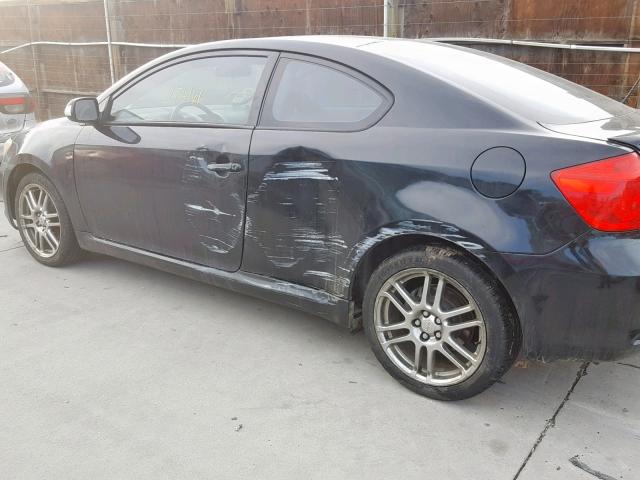 JTKDE177150046660 - 2005 TOYOTA SCION TC შავი ფოტო 9