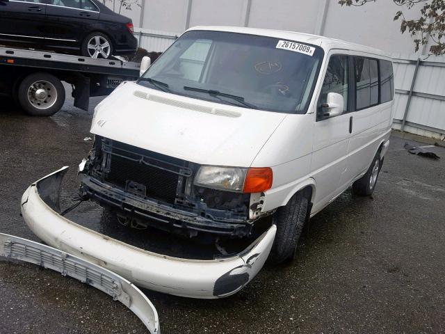 WV2KH2705XH003038 - 1999 VOLKSWAGEN EUROVAN GL WHITE photo 2