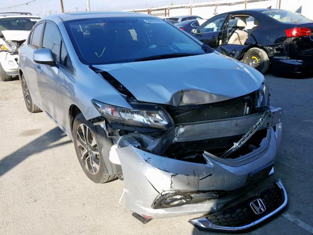 19XFB2F90DE276486 - 2013 HONDA CIVIC EXL SILVER photo 1