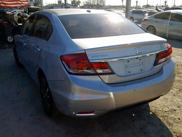 19XFB2F90DE276486 - 2013 HONDA CIVIC EXL SILVER photo 3