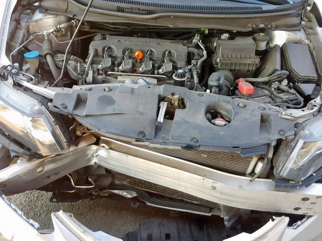 19XFB2F90DE276486 - 2013 HONDA CIVIC EXL SILVER photo 7