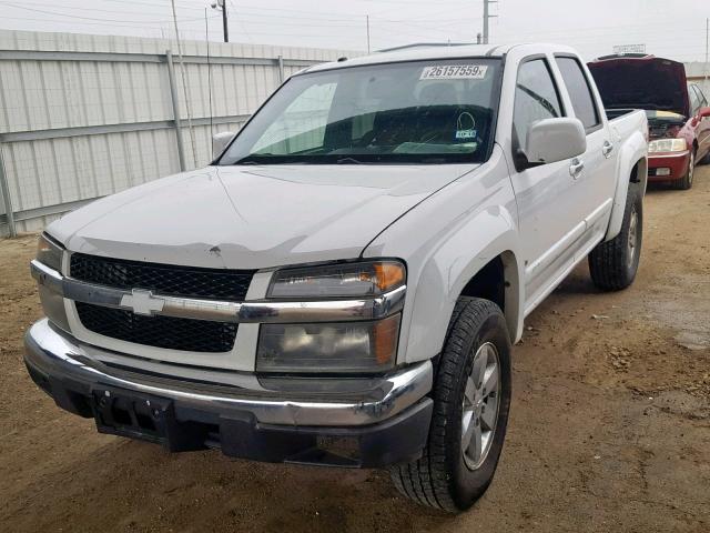 1GCDT13E998151908 - 2009 CHEVROLET COLORADO WHITE photo 2