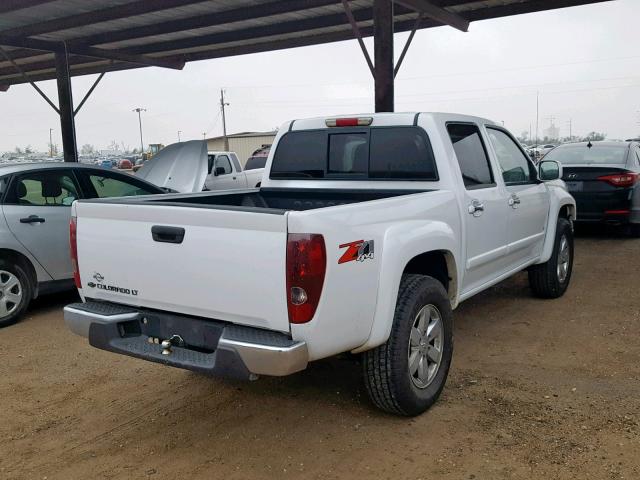 1GCDT13E998151908 - 2009 CHEVROLET COLORADO WHITE photo 4