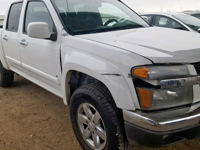 1GCDT13E998151908 - 2009 CHEVROLET COLORADO WHITE photo 9