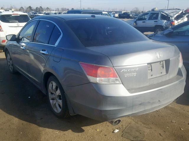 1HGCP3F82AA014261 - 2010 HONDA ACCORD EXL GRAY photo 3