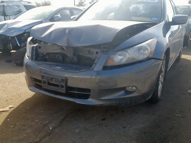 1HGCP3F82AA014261 - 2010 HONDA ACCORD EXL GRAY photo 9