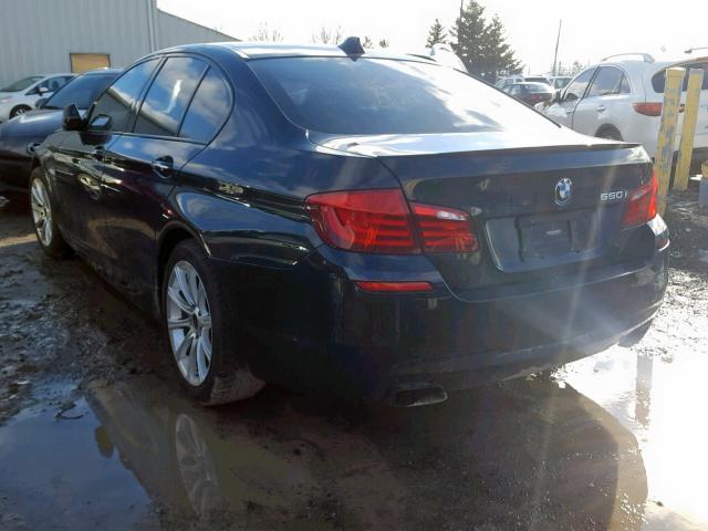 WBAFU9C57BC785948 - 2011 BMW 550 XI BLACK photo 3