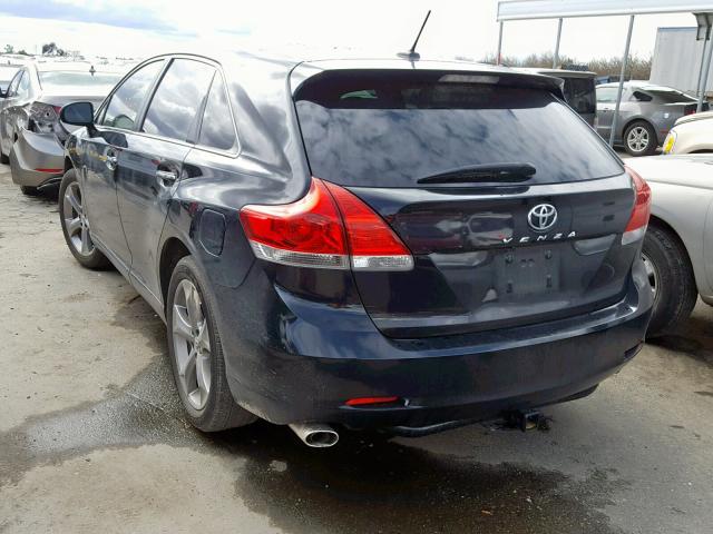 4T3ZK11A99U010890 - 2009 TOYOTA VENZA BASE BLACK photo 3