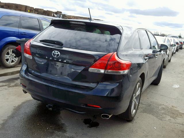 4T3ZK11A99U010890 - 2009 TOYOTA VENZA BASE BLACK photo 4