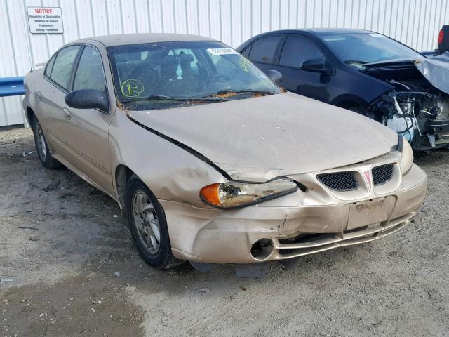 1G2NF52E34M644721 - 2004 PONTIAC GRAND AM S GOLD photo 1