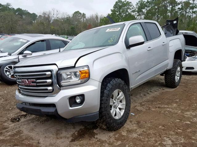 1GTG5CEA3J1247141 - 2018 GMC CANYON SLE SILVER photo 2