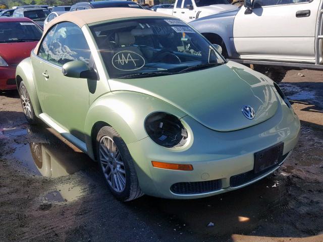 3VWRG31Y37M403595 - 2007 VOLKSWAGEN NEW BEETLE Yaşıl foto 1
