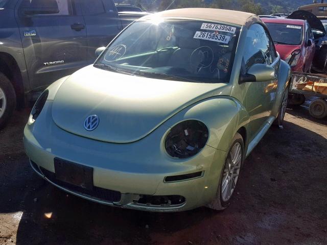 3VWRG31Y37M403595 - 2007 VOLKSWAGEN NEW BEETLE Yaşıl foto 2