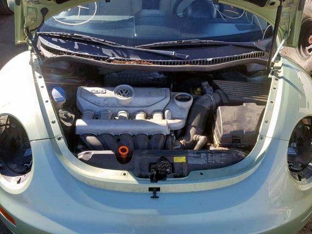 3VWRG31Y37M403595 - 2007 VOLKSWAGEN NEW BEETLE Yaşıl foto 7