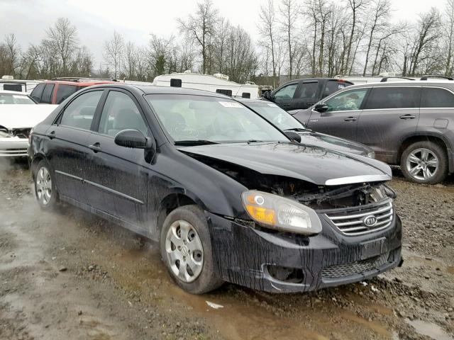 KNAFE221995632599 - 2009 KIA SPECTRA EX BLACK photo 1