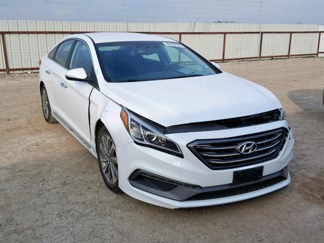 5NPE34AF9GH266072 - 2016 HYUNDAI SONATA SPO WHITE photo 1