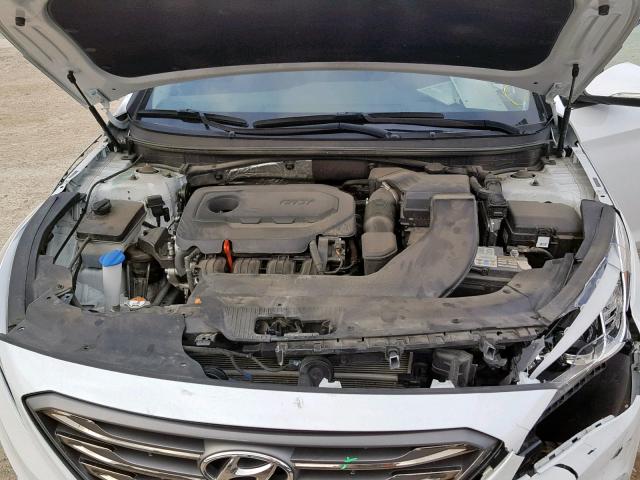 5NPE34AF9GH266072 - 2016 HYUNDAI SONATA SPO WHITE photo 7