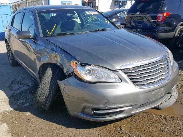 1C3CCBAB9CN105860 - 2012 CHRYSLER 200 LX GRAY photo 1