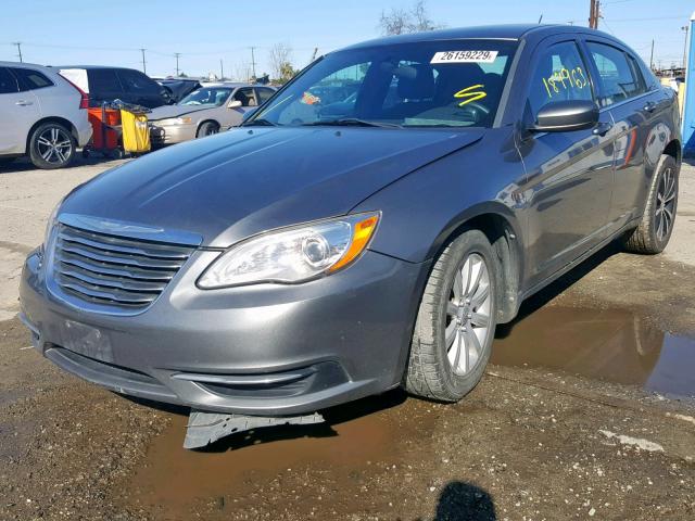 1C3CCBAB9CN105860 - 2012 CHRYSLER 200 LX GRAY photo 2