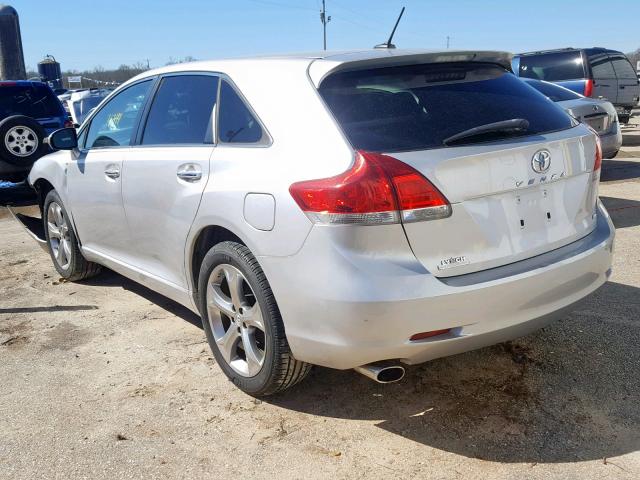 4T3BK11A09U021391 - 2009 TOYOTA VENZA BASE SILVER photo 3