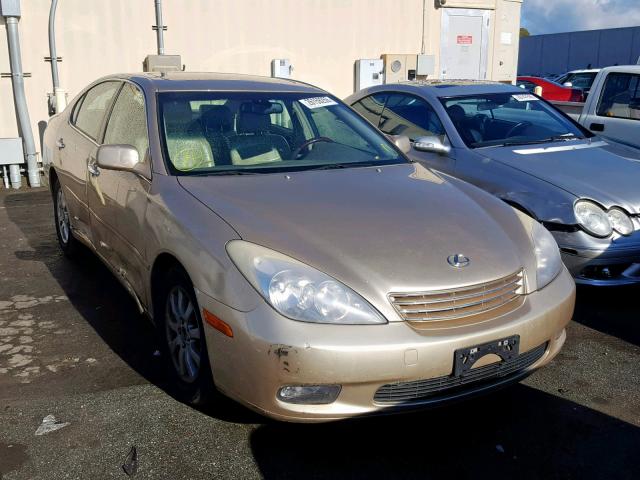 JTHBF30G630147349 - 2003 LEXUS ES 300 TAN photo 1