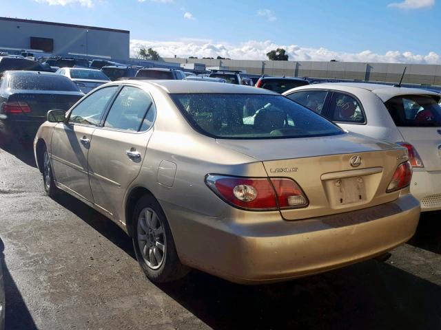 JTHBF30G630147349 - 2003 LEXUS ES 300 TAN photo 3