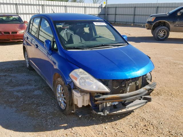 3N1BC13E08L401465 - 2008 NISSAN VERSA S BLUE photo 1