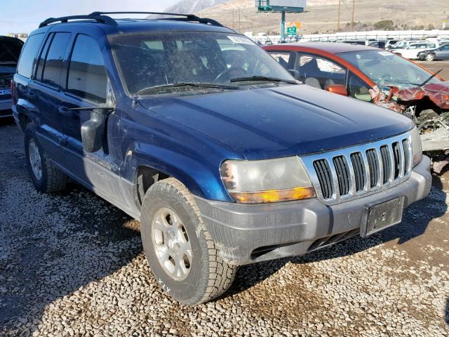 1J4GW48S31C621558 - 2001 JEEP GRAND CHER BLUE photo 1