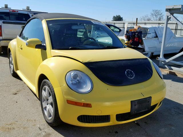 3VWRG31Y17M421268 - 2007 VOLKSWAGEN NEW BEETLE Gelb Foto 1