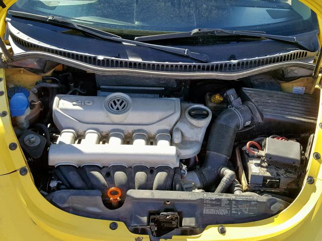 3VWRG31Y17M421268 - 2007 VOLKSWAGEN NEW BEETLE Gelb Foto 7