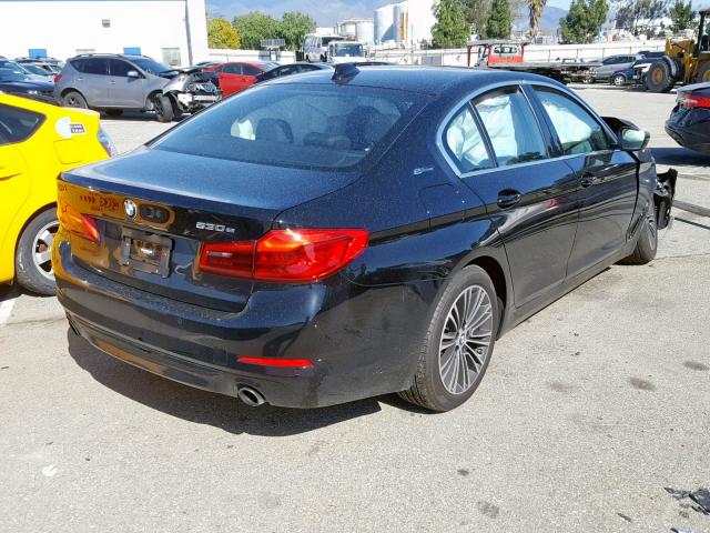 WBAJA9C53KB254397 - 2019 BMW 530E BLACK photo 4