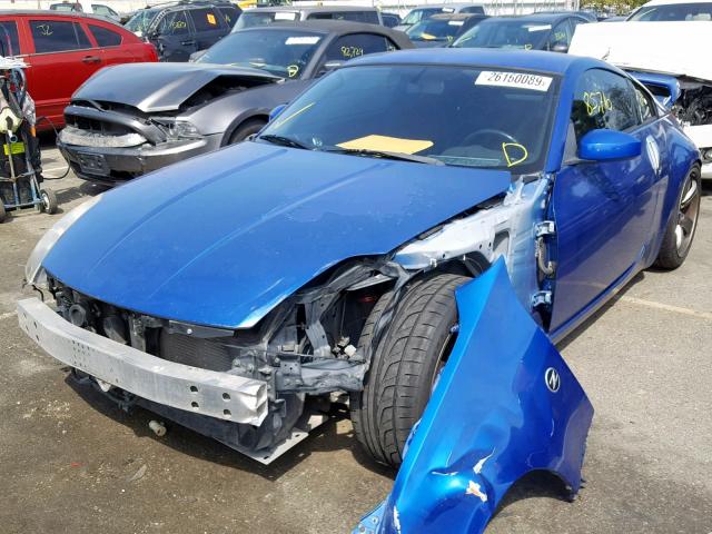 JN1AZ34D56M331461 - 2006 NISSAN 350Z COUPE BLUE photo 2