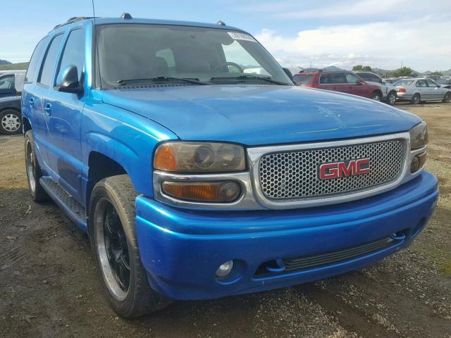 1GKEK63U45J141595 - 2005 GMC YUKON DENA BLUE photo 1