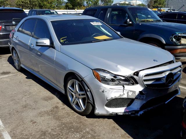 WDDHF5KB4EA826046 - 2014 MERCEDES-BENZ E 350 SILVER photo 1