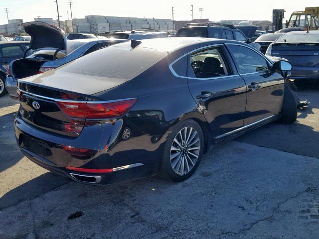 KNALC4J12J5096587 - 2018 KIA CADENZA LU BLACK photo 4