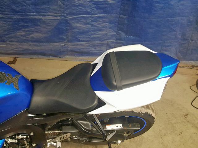 JS1GR7LA792103283 - 2009 SUZUKI GSX-R750 BLUE photo 6