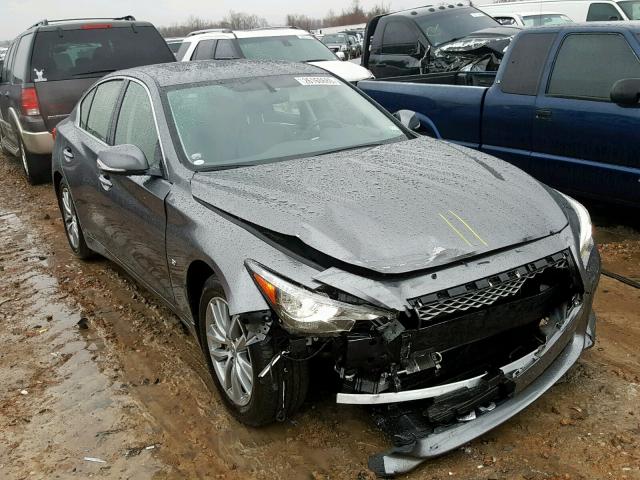 JN1BV7AR6EM707798 - 2014 INFINITI Q50 BASE GRAY photo 1