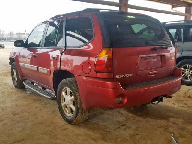 1GKDS13S422386447 - 2002 GMC ENVOY MAROON photo 3