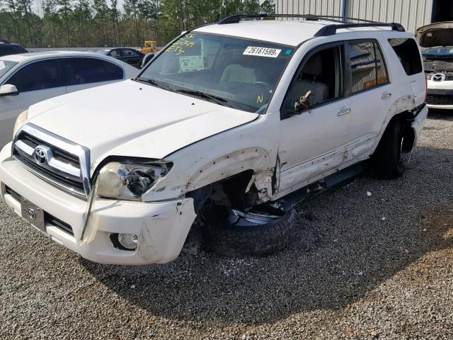 JTEZU14R270095628 - 2007 TOYOTA 4RUNNER SR WHITE photo 9