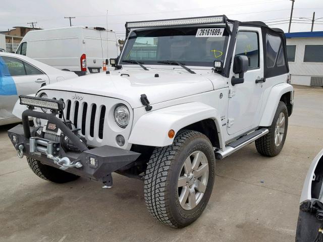 1C4GJWBG4HL518860 - 2017 JEEP WRANGLER S WHITE photo 2