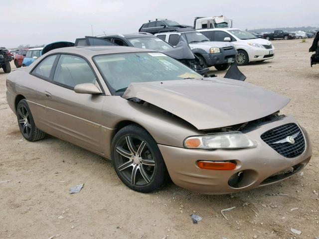 4C3AU52N1XE100140 - 1999 CHRYSLER SEBRING LX BEIGE photo 1