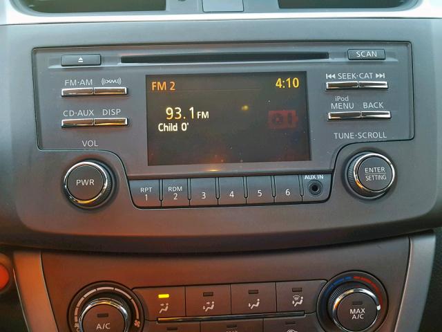 3N1AB7AP8DL752169 - 2013 NISSAN SENTRA S WHITE photo 9