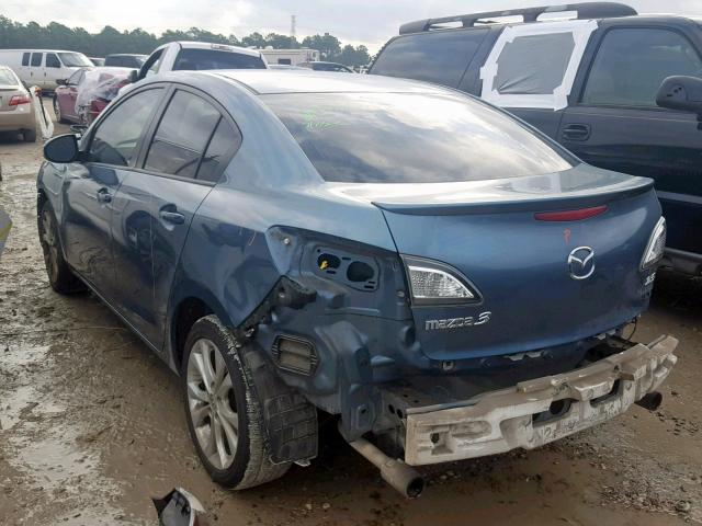 JM1BL1S58A1249754 - 2010 MAZDA 3 S BLUE photo 3