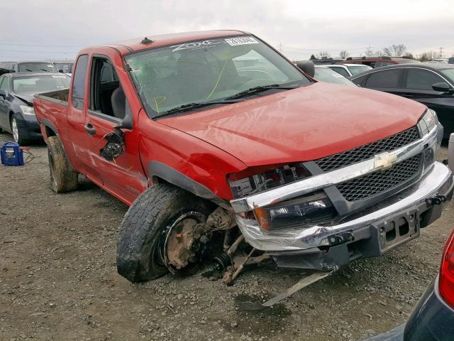 1GCDT196548213734 - 2004 CHEVROLET COLORADO RED photo 1